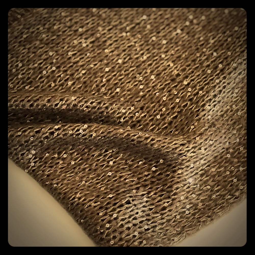 Bronze w/Sequins Infinity Scarf